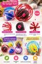 6 cm Colorful Metal Caged Plush Mouse Cat Dog Toy Fun Play Ball - 5