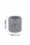 Striped Ribbon Desktop Pen Holder |   Makeup Organizer |   Decorative Toothbrush Holder - 3