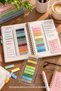 Earth Tones 3 Pack 30 Colors 600 Pieces Colorful Bookmark Post-It Sticky Page Marker Index Book Mark Set