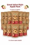 Sade Dried Apples 50 g × 12 Pieces – Advantage Pack of 12 600 g