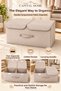 Set of 3 Multipurpose Organizers with Double Lid and Double Compartments + Storage Box 50X30X20 cm - 3