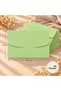 50 Pieces Premium 14X20 cm Seersucker Patterned Luxury 180 Gr Pale Green Invitation Envelopes