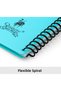 100-Leaf Spiral-Bound, Easy-To-Turn, Elasticated A4 Presentation File with Envelope Folders - 7