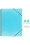 100-Leaf Spiral-Bound, Easy-To-Turn, Elasticated A4 Presentation File with Envelope Folders - 8