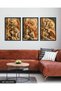 Textured Appearance Spring Branches 3 Piece Wooden Framed Painting Act - 4