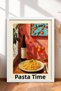 6 Piece Pasta and Pizza Table Framed Painting Set Italy Posters Wall Decor Sixit34 - 3