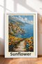 6 Piece Rose Archway Amalfi Framed Painting Set Italy Posters Wall Decor Sixit41 - 2