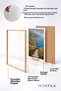 6 Piece Rose Archway Amalfi Framed Painting Set Italy Posters Wall Decor Sixit41 - 6