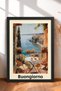 6 Piece Buongiorno Italy Framed Painting Set Italy Posters Living Room Kitchen Gallery Wall Sixit08 - 5