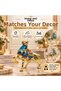 Luxury Alloy Metal Decorative Ashtray with Horse Figure Lid and Jewelry Storage Box Metal Trinket Box 25 X 20 cm - 3