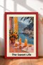 6 Piece Set of Italy Framed Paintings from the Port to the Canal Italy Posters Wall Decor Sixmx22 - 2