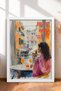 6 Piece Dolce Vita Women Framed Painting Set Italy Posters Wall Decor Sixit33 - 5