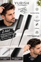 2Pcs Professional Steel and Plastic Handle Crepe Comb, Hair Parting Comb - 2