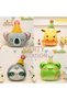 Safari Animals Concept 1 Year Old Circus Balloon Set 17 Piece Animal Balloon with Hat Birthday Set Lion Giraffe Frog Koala Bear Raccoon Balloon - 2