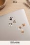 Funny Cat Sticker Set 100 Pieces - Facial Expressions, Mimesis, Fun, Colorful Agenda Journal Stickers - 6