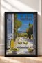 In Vino Veritas Wine and Countryside Scenery Framed Painting Italy Poster Wall Decor Itn080 - 3