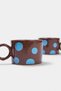 Set of 2 Retro Polka Dot Patterned Mugs Tphaw27Up00010 - 3