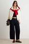 Dark Blue Low Waist Ankle Length Barrel Jeans Twoaw27Je00301 - 3