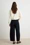 Dark Blue Low Waist Ankle Length Barrel Jeans Twoaw27Je00301 - 2