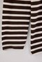 Brown Regular Fit Striped Knitted T-Shirt Tmnaw27Ts00015 - 3