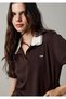 Logo Printed Brown T-Shirt Regular Fit / Normal Cut 1614193-70240