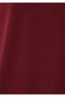 Burgundy Basic Interlock T-Shirt Loose Fit / Comfortable Loose Cut 1613820-85347 - 7