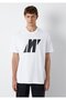 Pro Printed White T-Shirt Loose Fit / Comfortable Cut 0613446-620 - 3