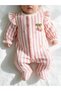 Baby Girl Jumpsuit with Cherry Booties