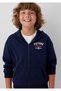 Hooded Navy Blue Sweatshirt 6S10183-84371