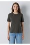 Khaki Basic T-Shirt Semi Slim Fit 1612916-71553 - 4