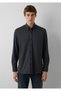 Anthracite Knitted Shirt Regular Fit / Normal Cut 0212069-91268 - 3