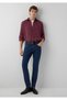 Striped Burgundy Shirt Loose Fit / Relaxed Fit 0211969-A7374 - 2
