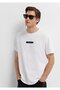 Black Printed White T-Shirt Regular Fit / Normal Cut 0613528-620