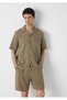 Short Sleeve Green Shirt Regular Fit / Normal Cut 0211532-71568