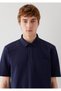 Navy Blue Polo T-Shirt with Pockets Regular Fit / Normal Cut 0613465-70497 - 7