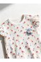 Floral Baby Girl Shorts Jumpsuit - 4