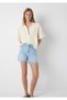Modal Tencel Tm Blended Yellow Shirt Oversize / Wide Cut 1211488-70067