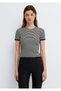 Striped Black T-Shirt Standard 1614359-85454 - 4