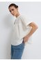 Embroidery Detailed Ecru Blouse 1211431-70057 - 3