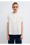 Embroidery Detailed White Blouse 1211505-620 - 3