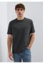 Pocket Detail Green Basic T-Shirt Loose Fit / Comfortable Cut 066248-71553 - 2
