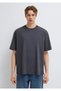 Anthracite Basic T-Shirt Relaxed Fit / Comfortable Cut 0613332-85309 - 3