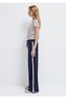 Navy Blue Sweatpants with Stripe Detail 1011061-82458 - 4