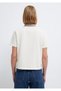 Collar Detailed Ecru Polo T-Shirt Slim Fit / Narrow Cut 1614118-70048 - 5