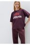 California Printed Burgundy T-Shirt Loose Fit / Comfortable Fit 1613913-70223 - 3