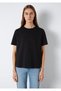 Siyah Basic Tişört Regular Fit / Normal Kesim 1600965-900 - 5