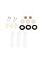 16pcs Trumpet Piston Repair Kit Spring Rest Felt Pad Valve Cork Pad for Trumpet Cornet Replacement A - 7