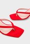 Malory Thin Strap Flip-Flop Closed Toe Short Heeled Women's Slippers - 5