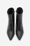Women's Pointed Toe Thick Heeled Boots Rodis Black - 7