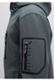 Water Repellent K Hooded Green Scuba Jacket S Slim Fit / Slim Fit 0110264-71598 - 7